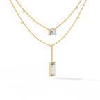 Geometric Layered Necklace