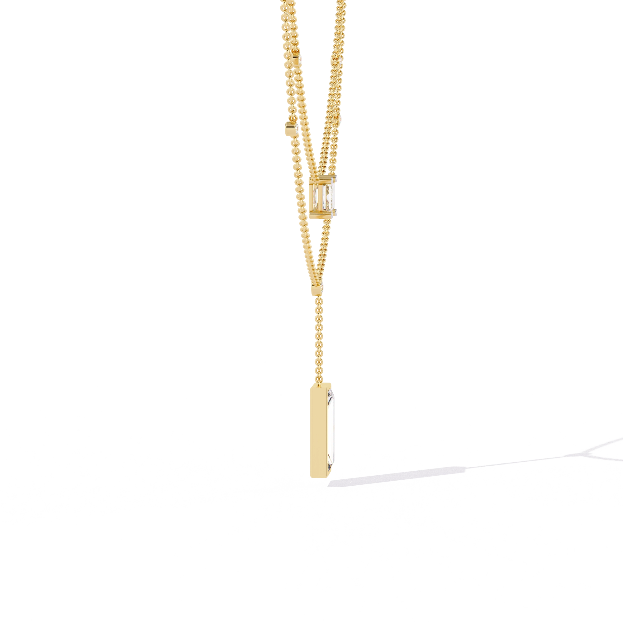 Geometric Layered Necklace