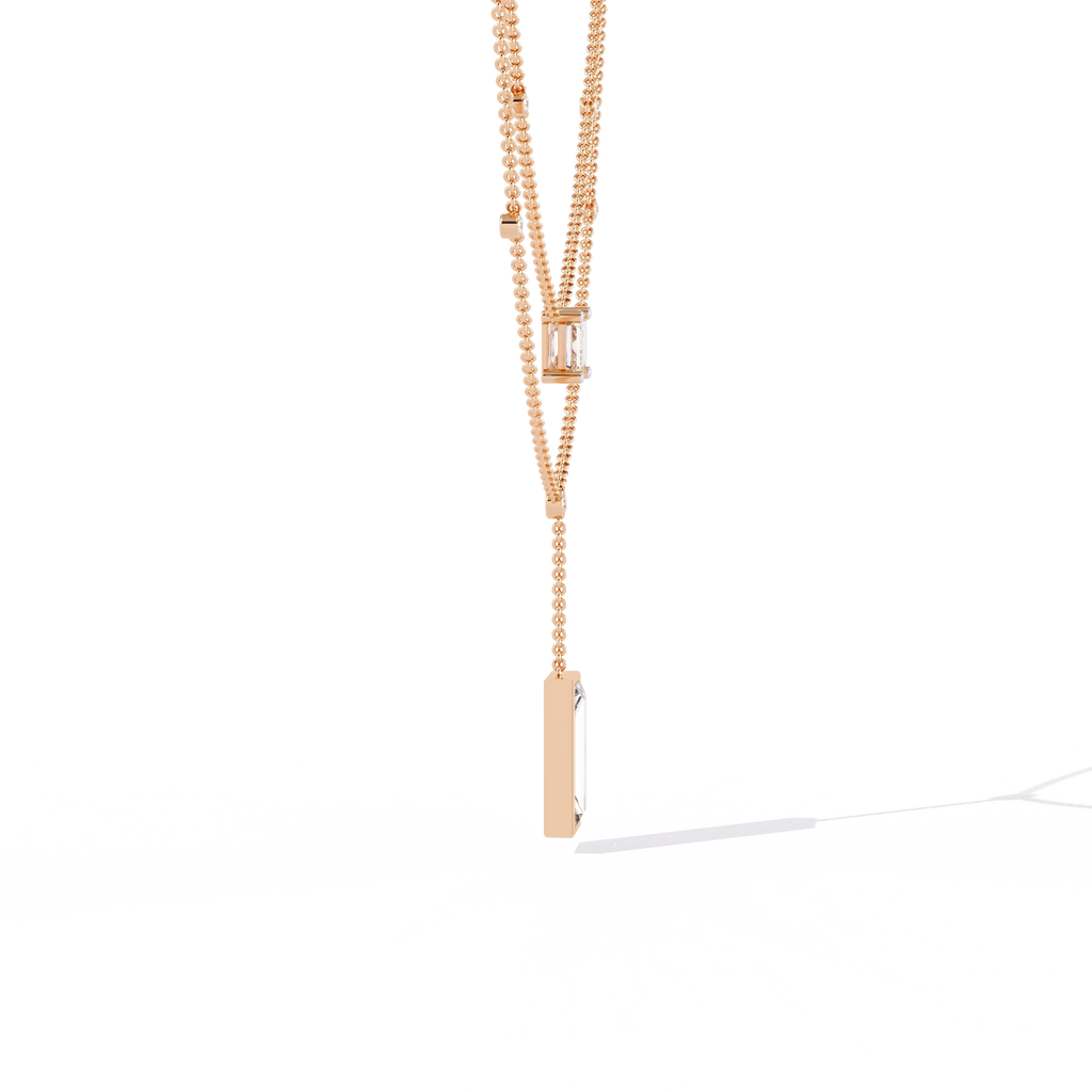 Geometric Layered Necklace