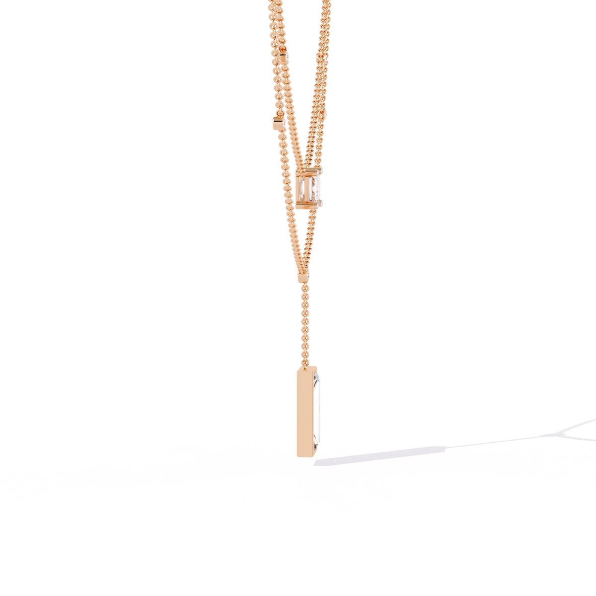 Geometric Layered Necklace
