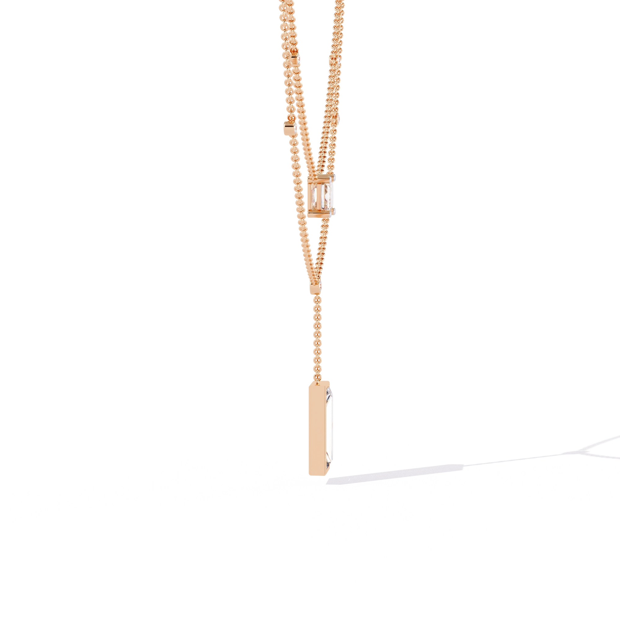 Geometric Layered Necklace