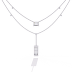 Geometric Layered Necklace