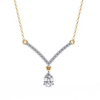 V-Shaped Diamond Necklace