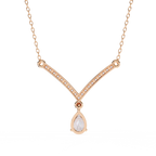 V-Shaped Diamond Necklace