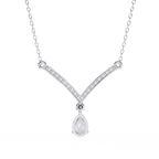 V-Shaped Diamond Necklace