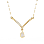 V-Shaped Diamond Necklace