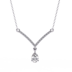 V-Shaped Diamond Necklace