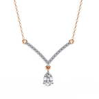 V-Shaped Diamond Necklace