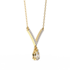 V-Shaped Diamond Necklace