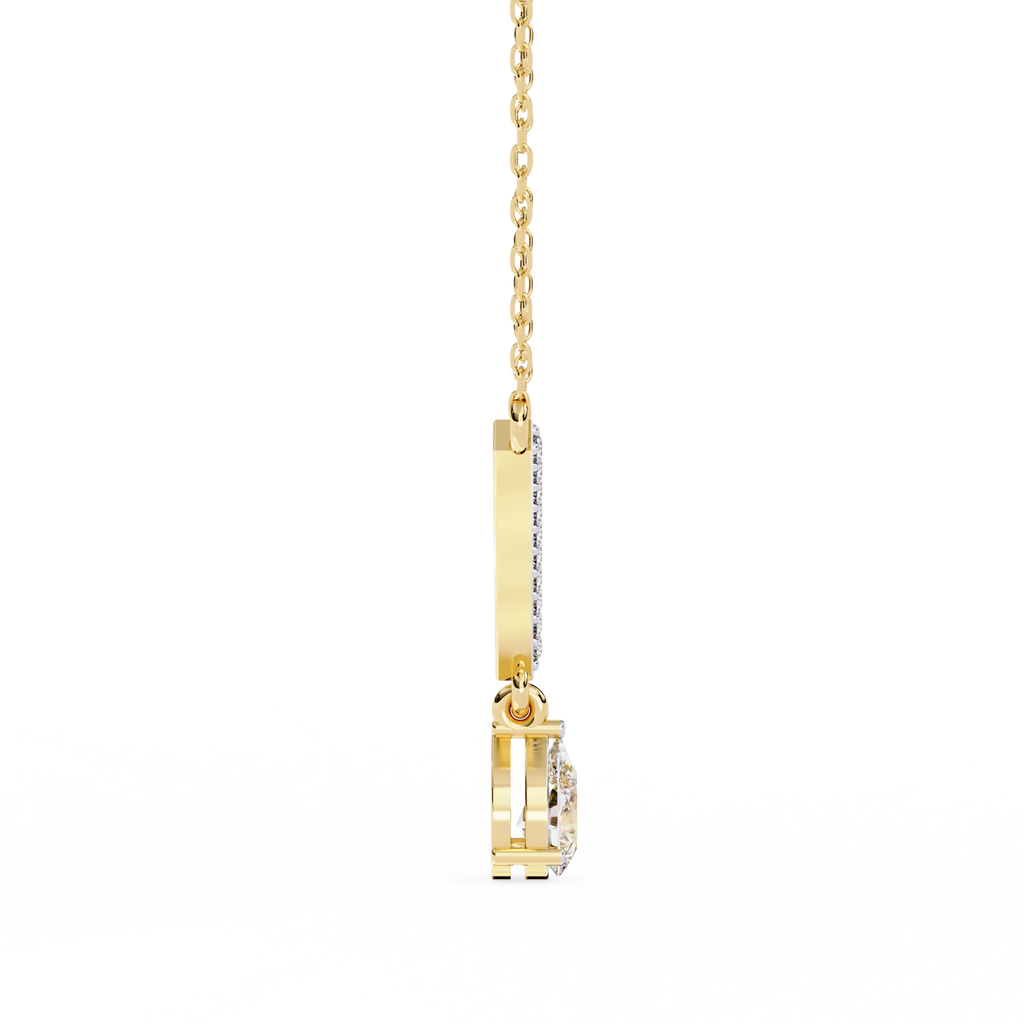 V-Shaped Diamond Necklace