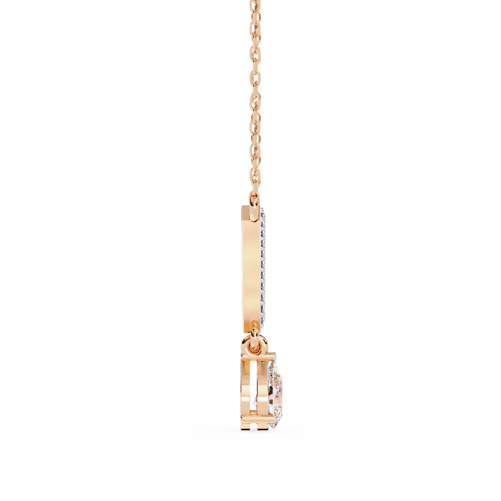 V-Shaped Diamond Necklace