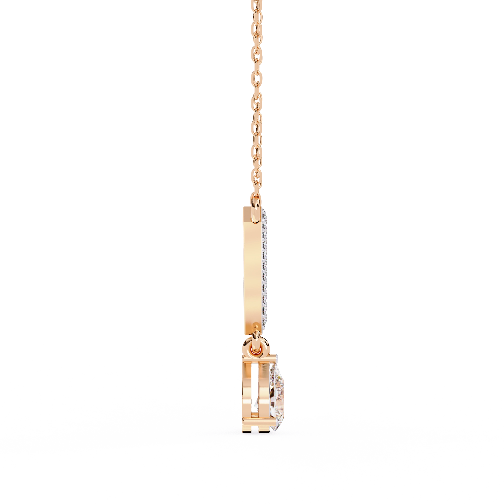 V-Shaped Diamond Necklace