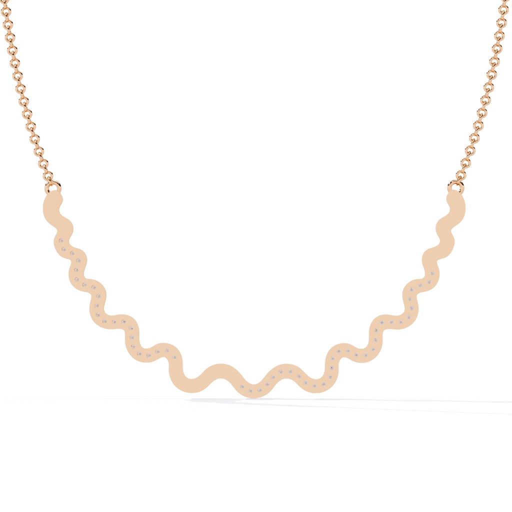 Wave Design Necklace
