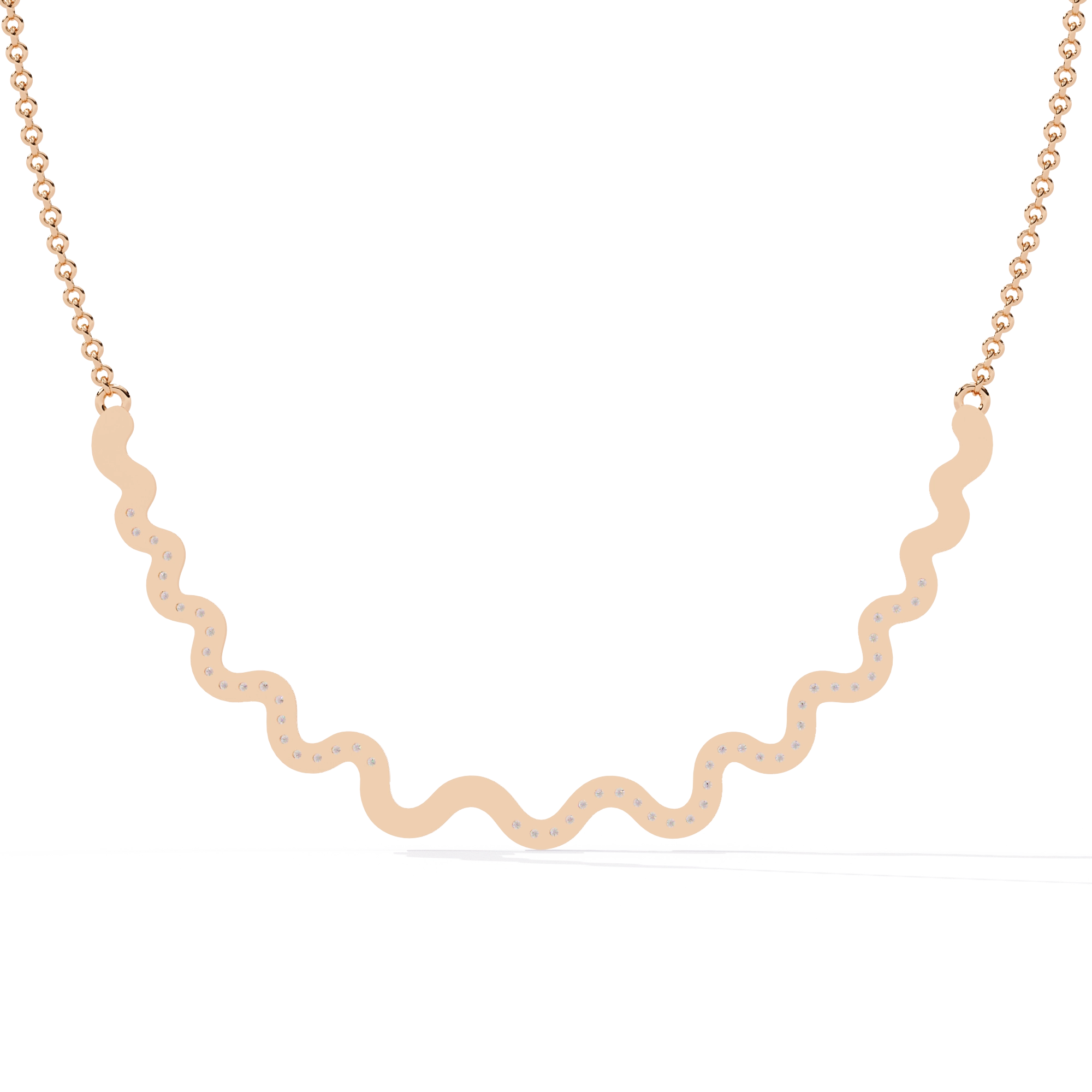 Wave Design Necklace