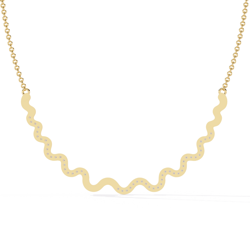 Wave Design Necklace