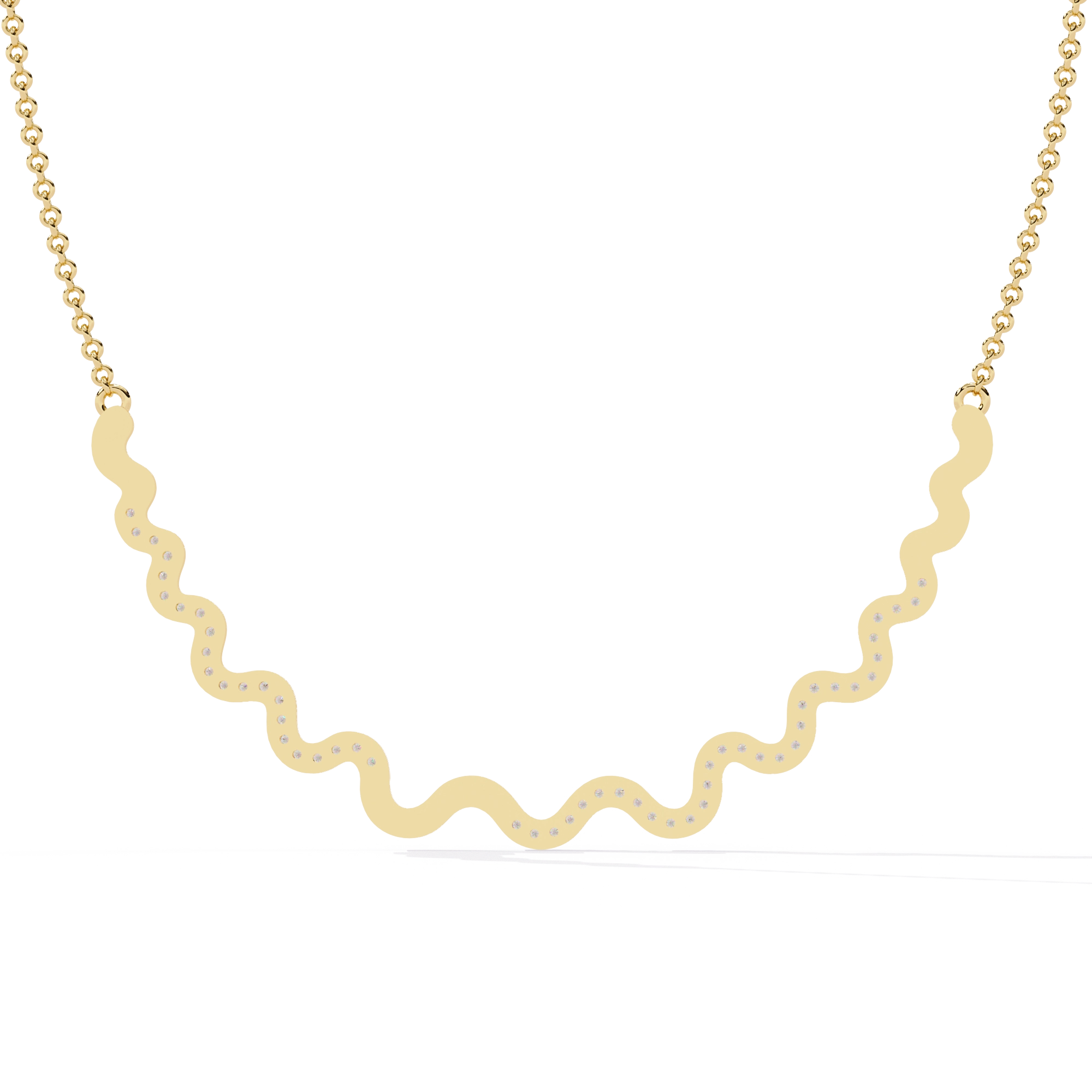 Wave Design Necklace