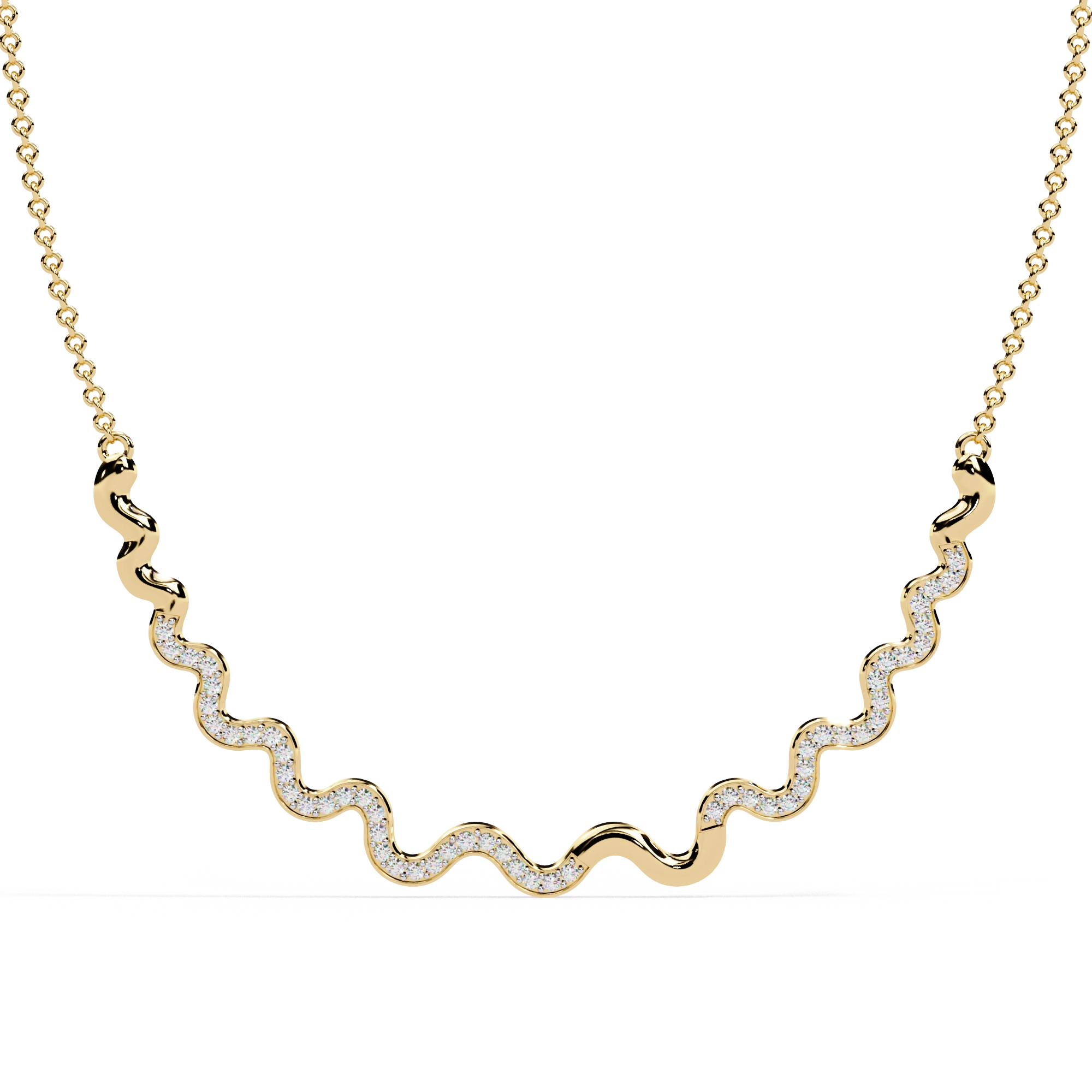 Wave Design Necklace