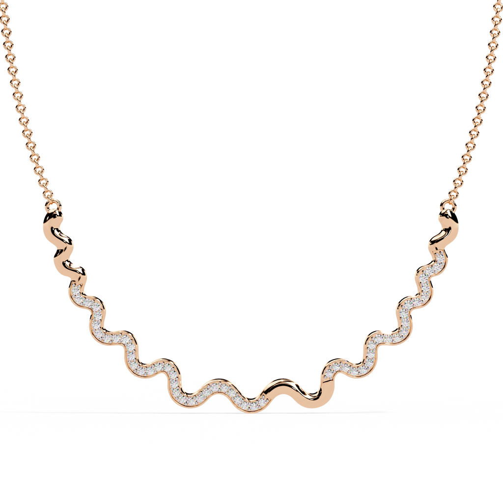 Wave Design Necklace