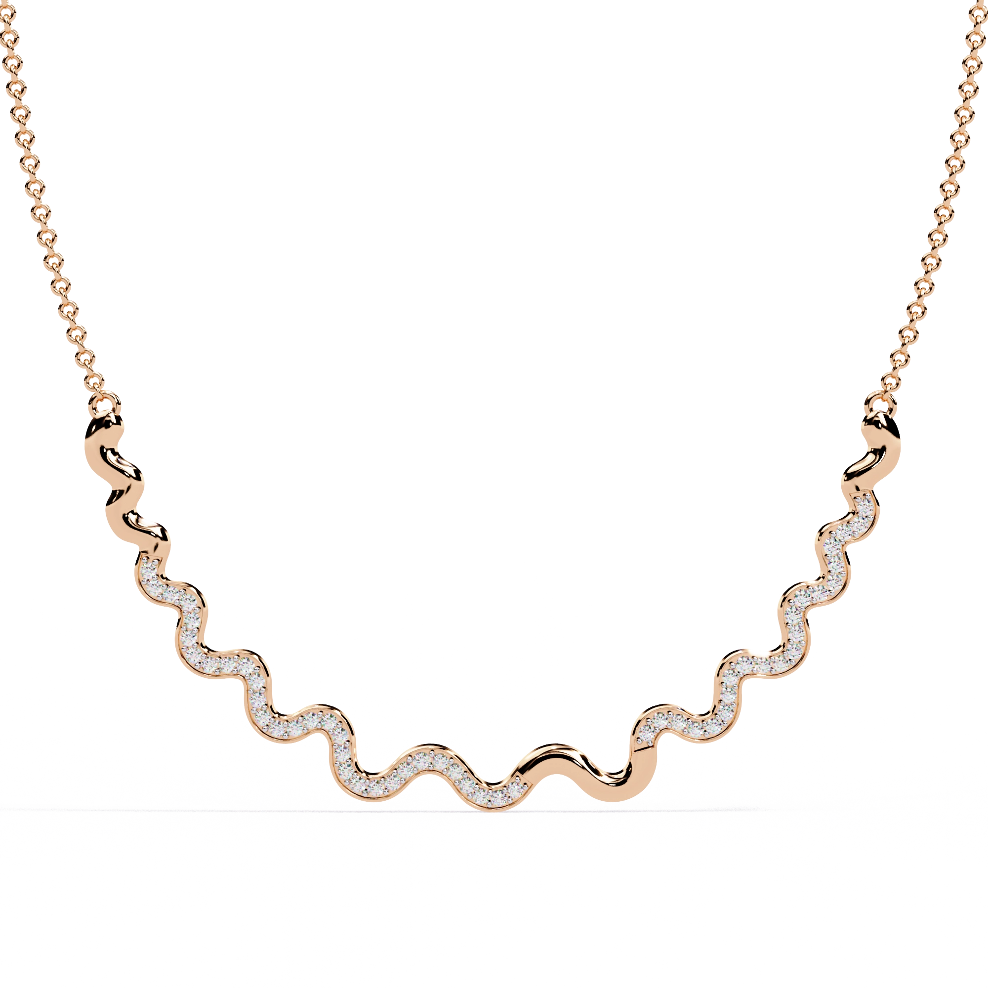 Wave Design Necklace