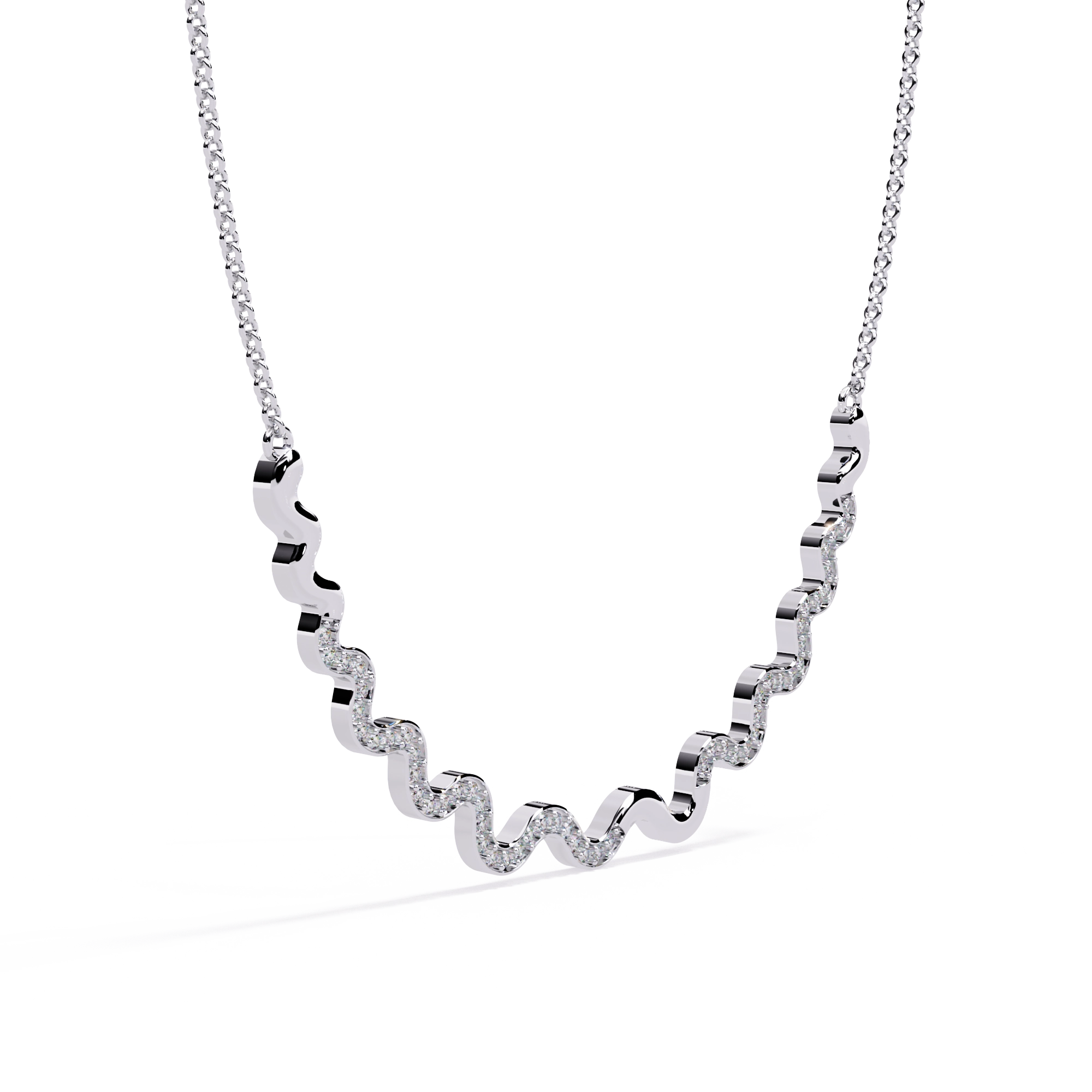 Wave Design Necklace
