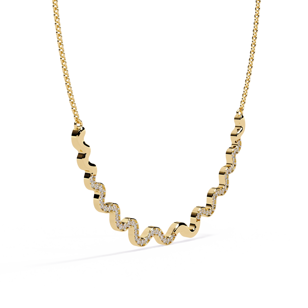Wave Design Necklace