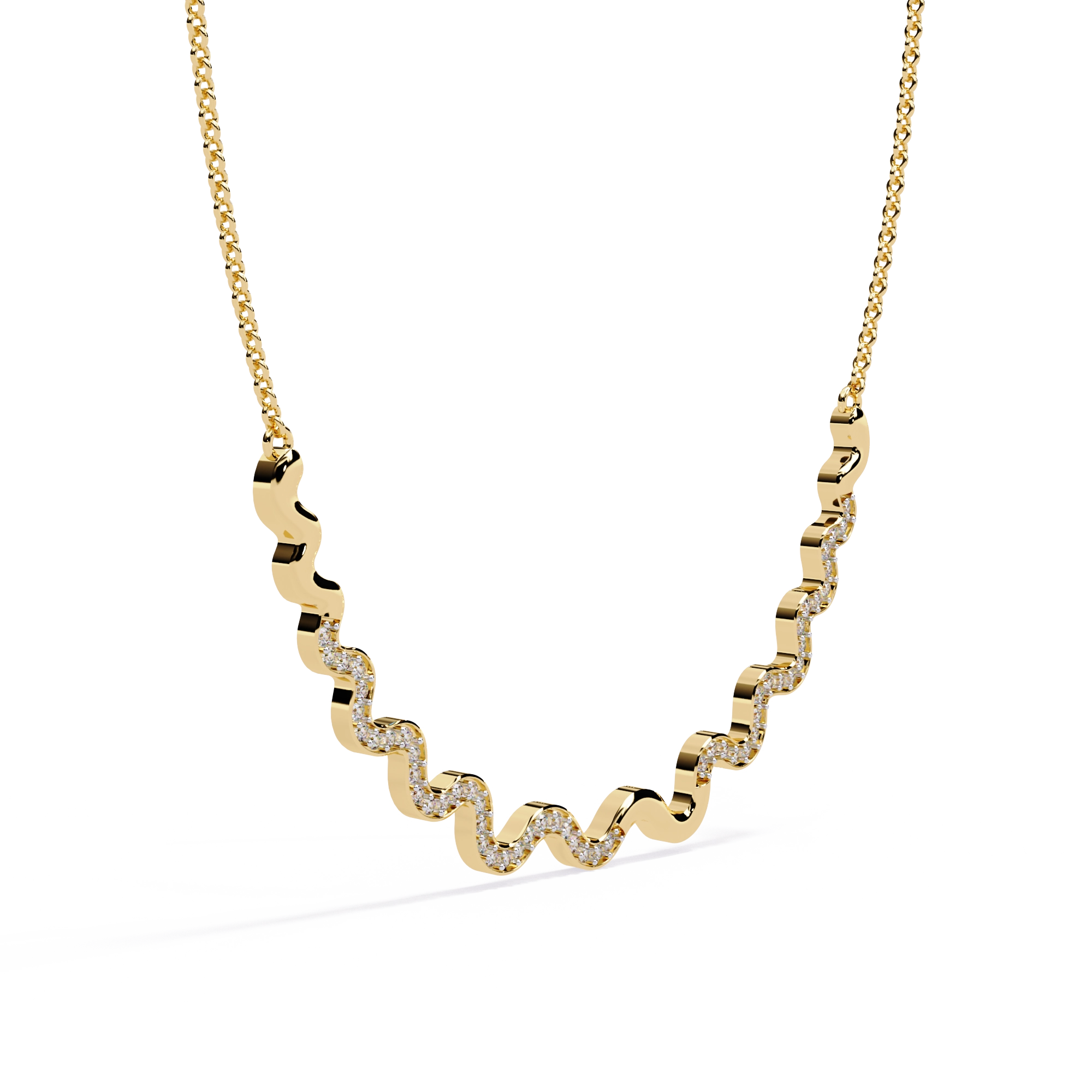 Wave Design Necklace