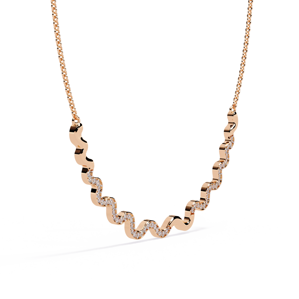 Wave Design Necklace
