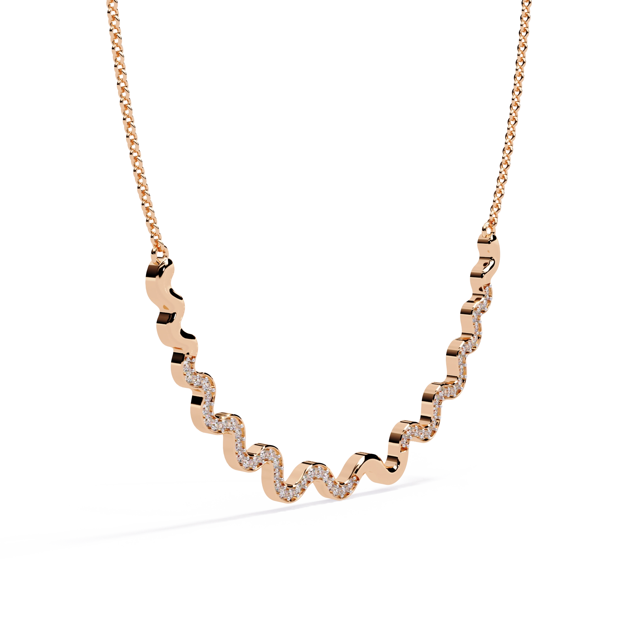 Wave Design Necklace