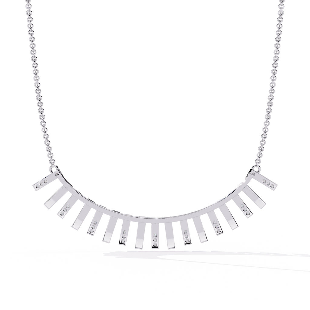 Bar Fringe Necklace
