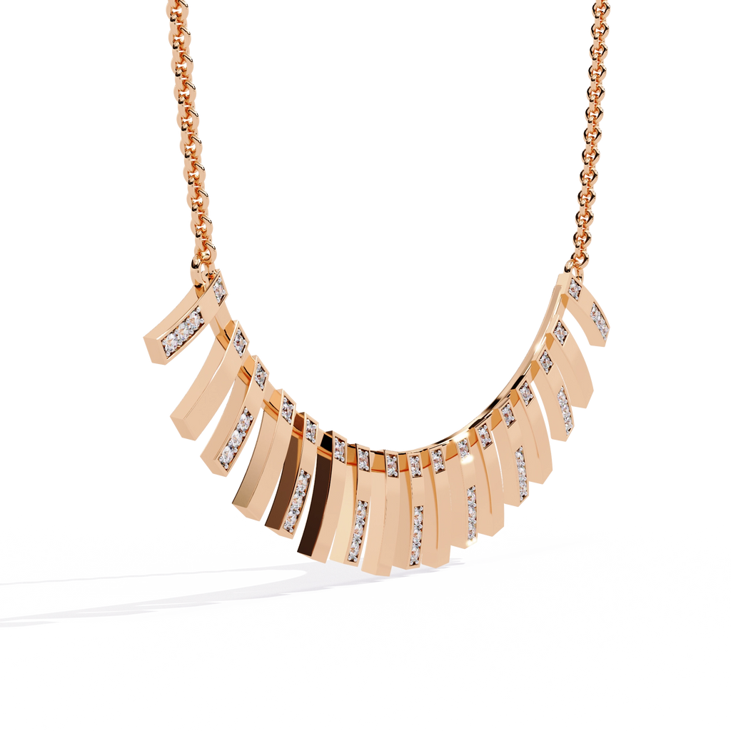 Bar Fringe Necklace