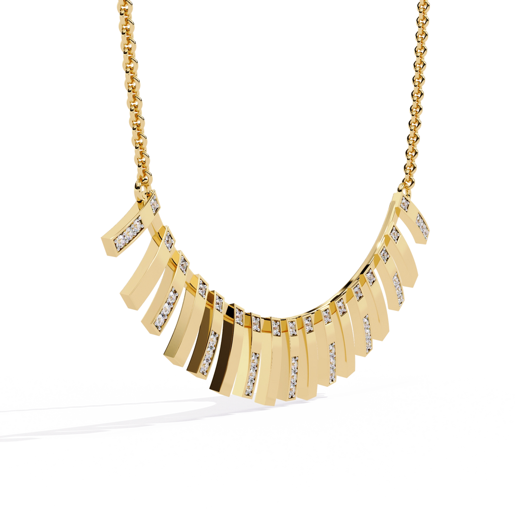 Bar Fringe Necklace