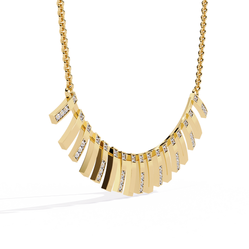 Bar Fringe Necklace