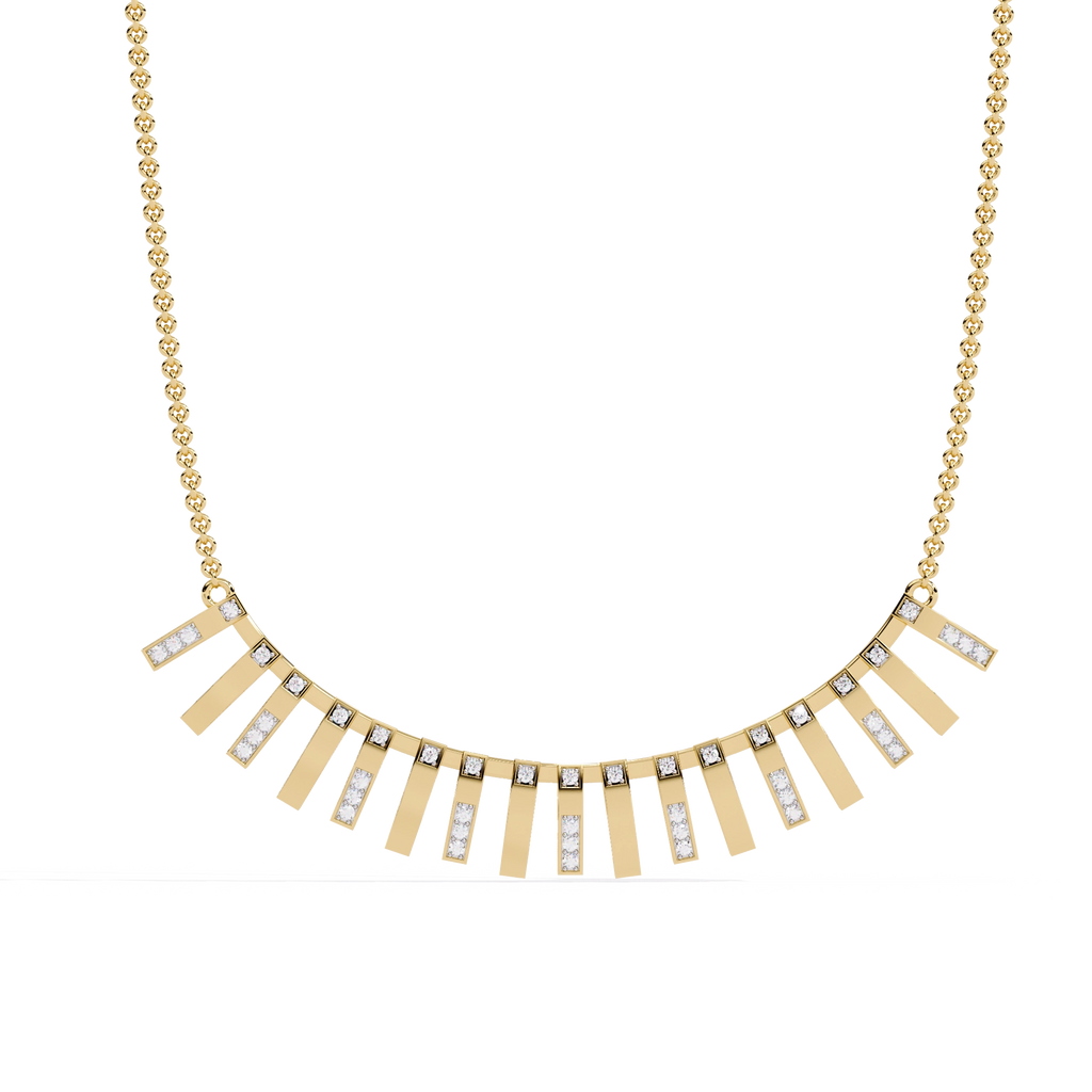 Bar Fringe Necklace