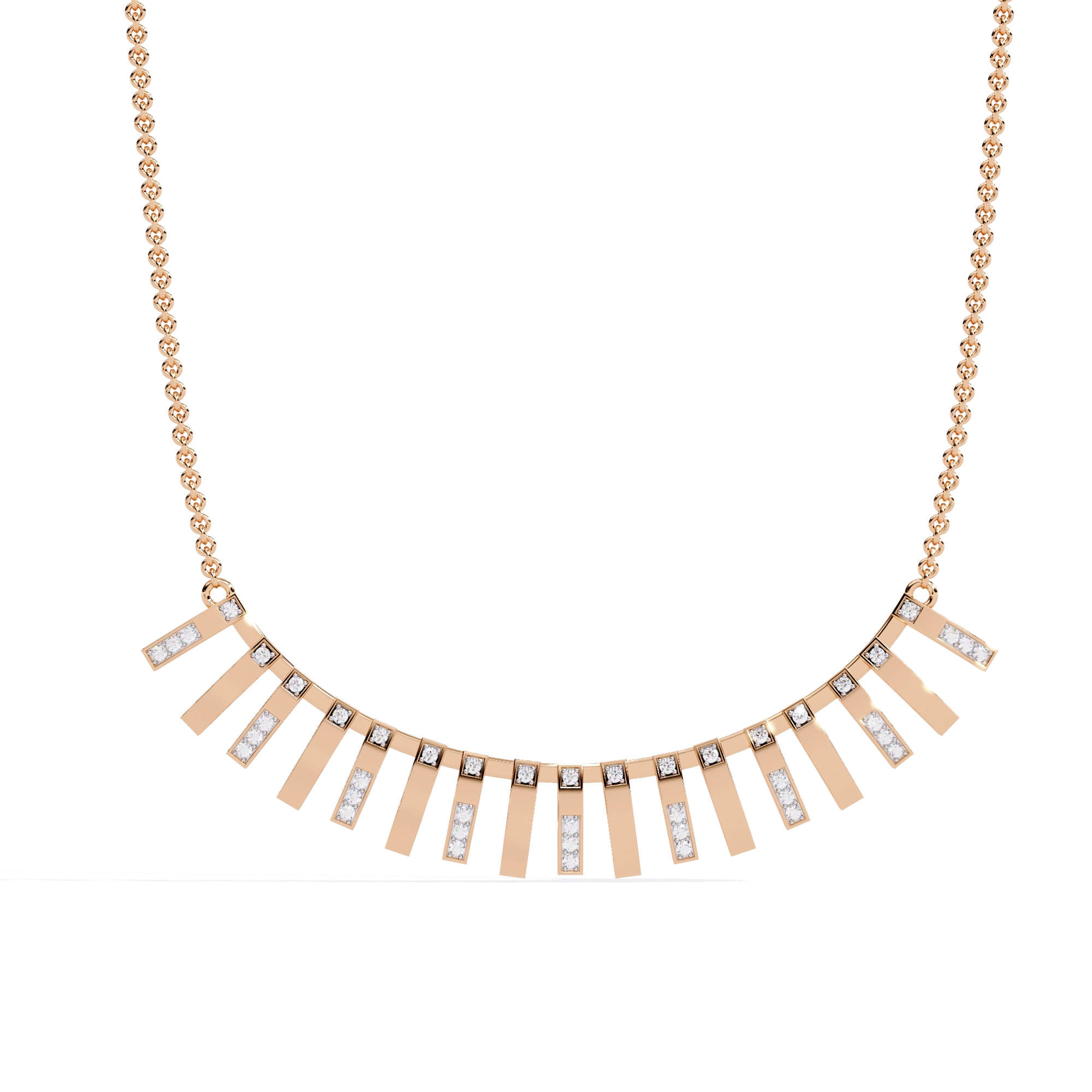 Bar Fringe Necklace