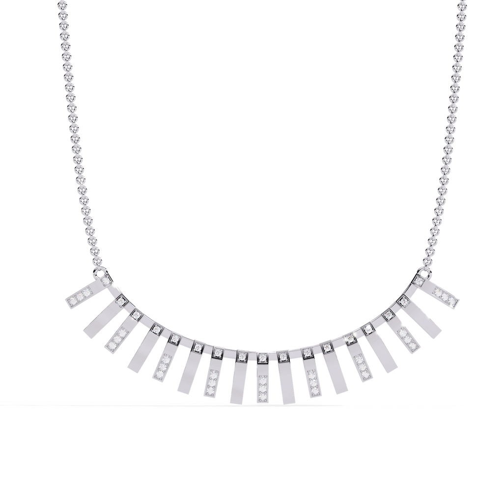 Bar Fringe Necklace
