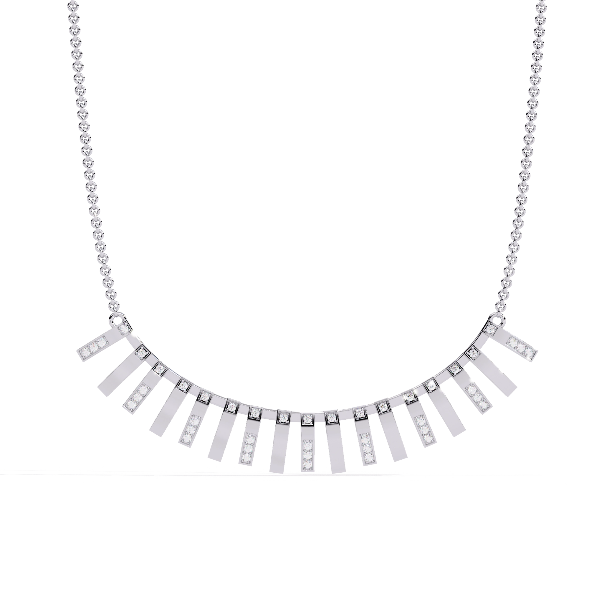 Bar Fringe Necklace