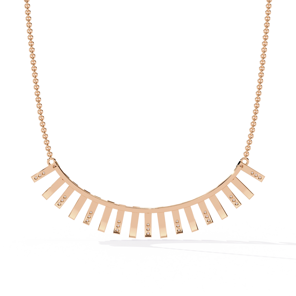 Bar Fringe Necklace