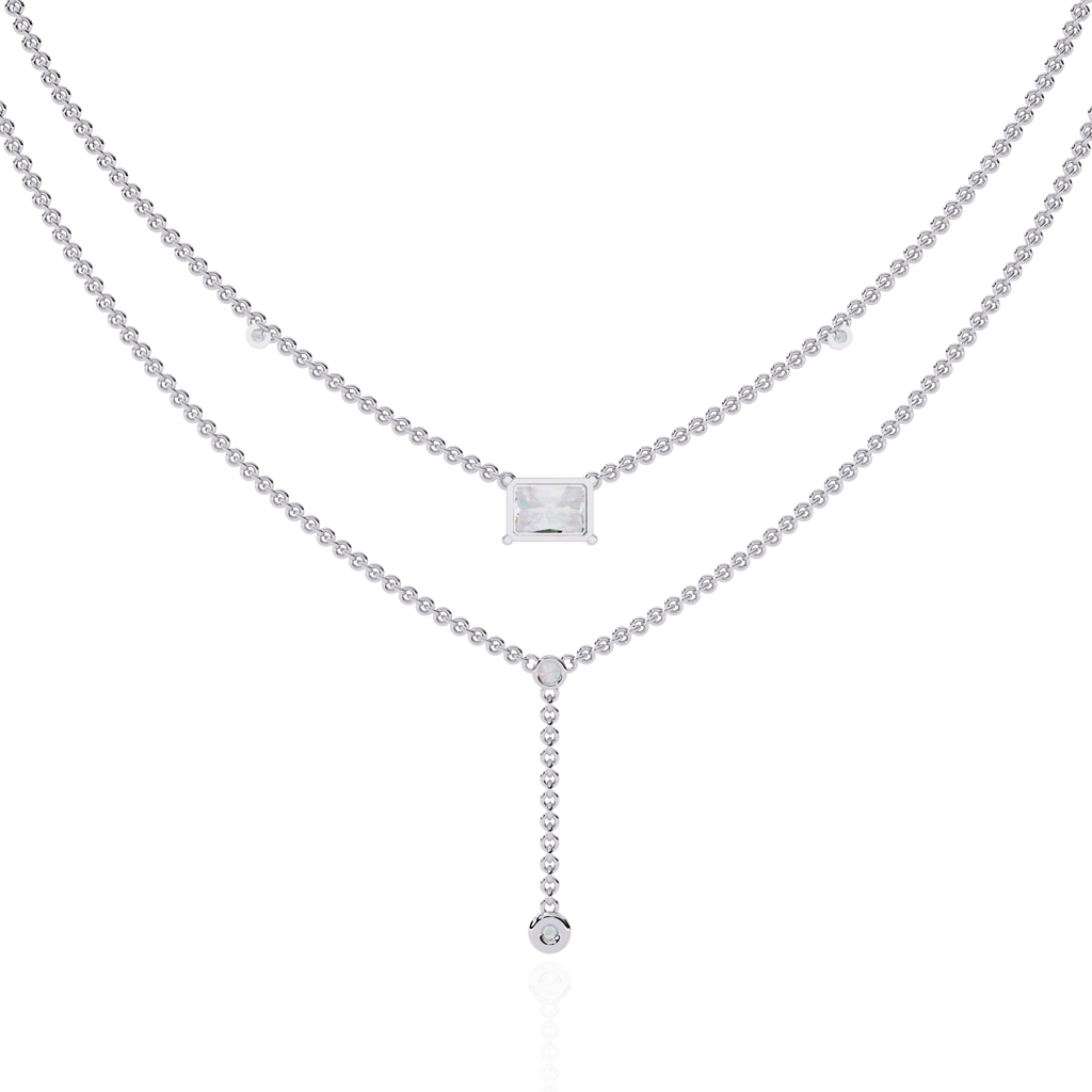 Layered Y Necklace