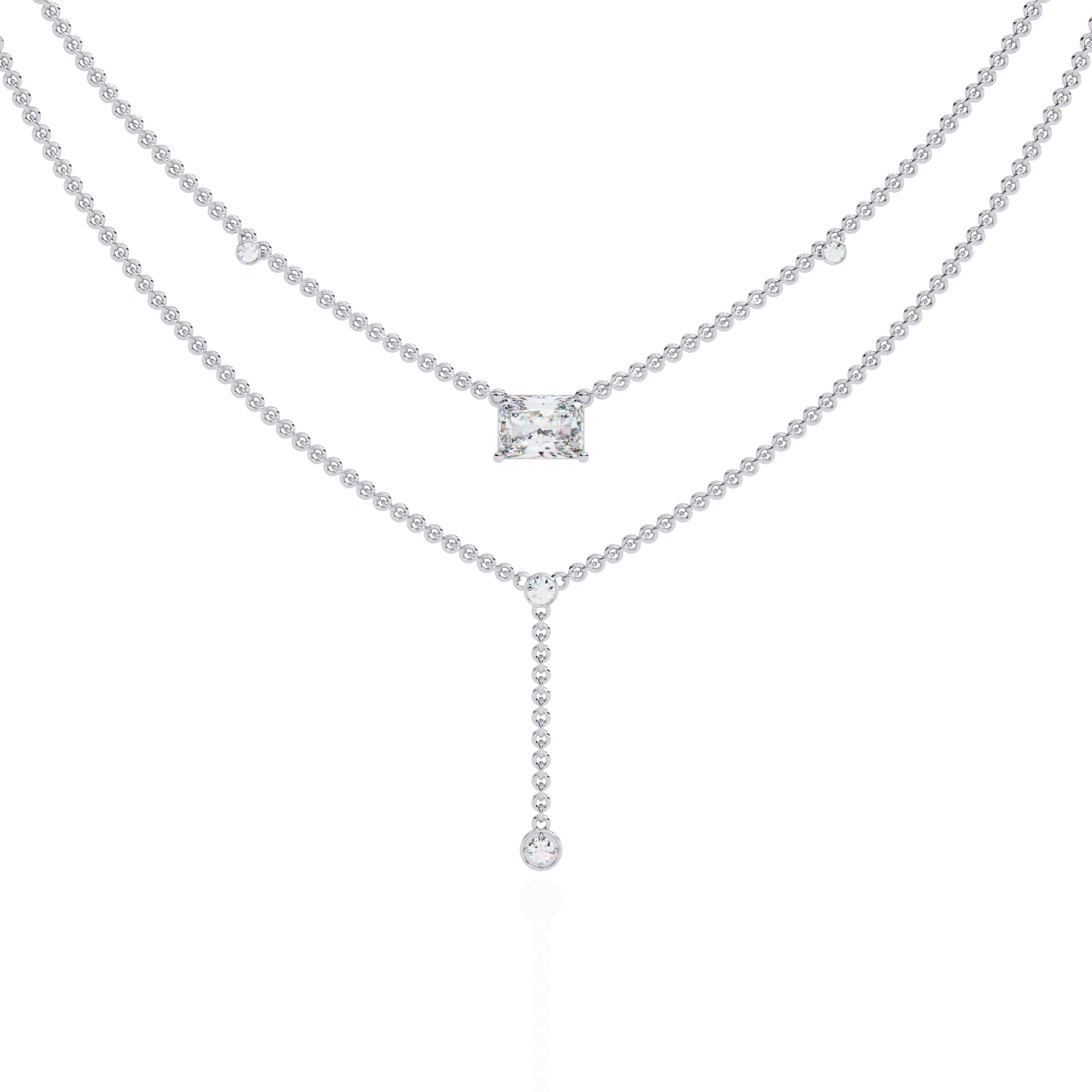 Layered Y Necklace