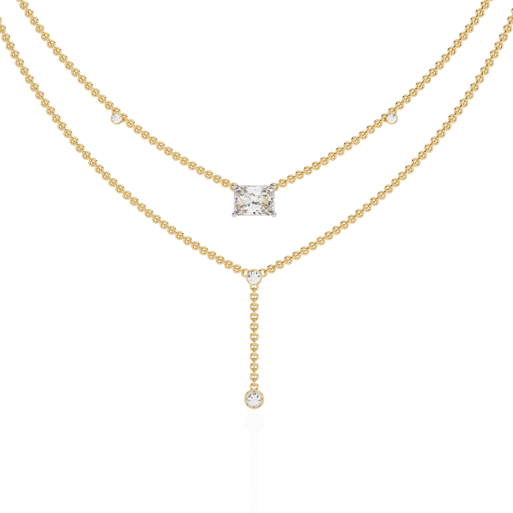 Layered Y Necklace
