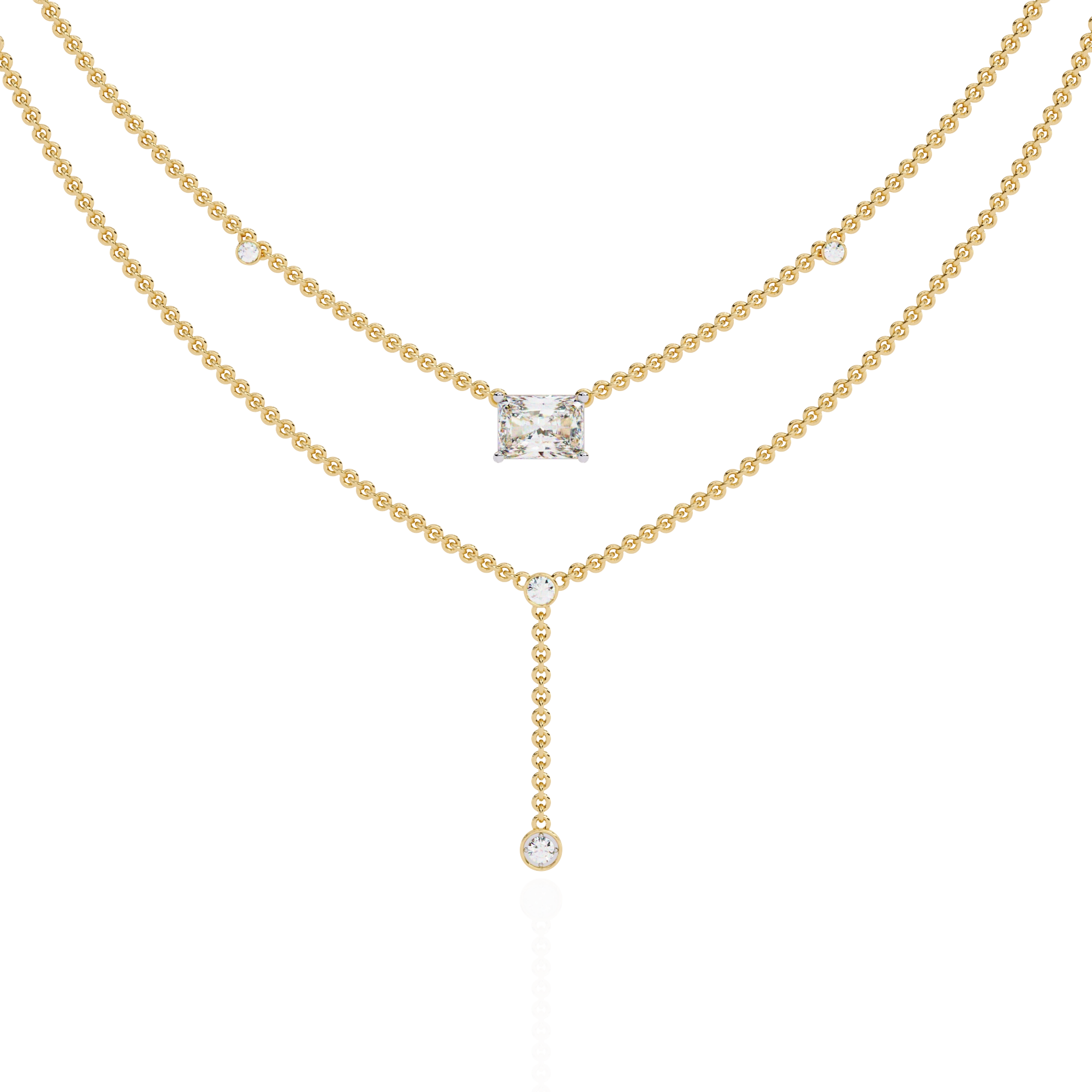 Layered Y Necklace
