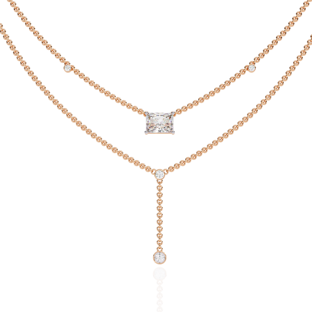 Layered Y Necklace