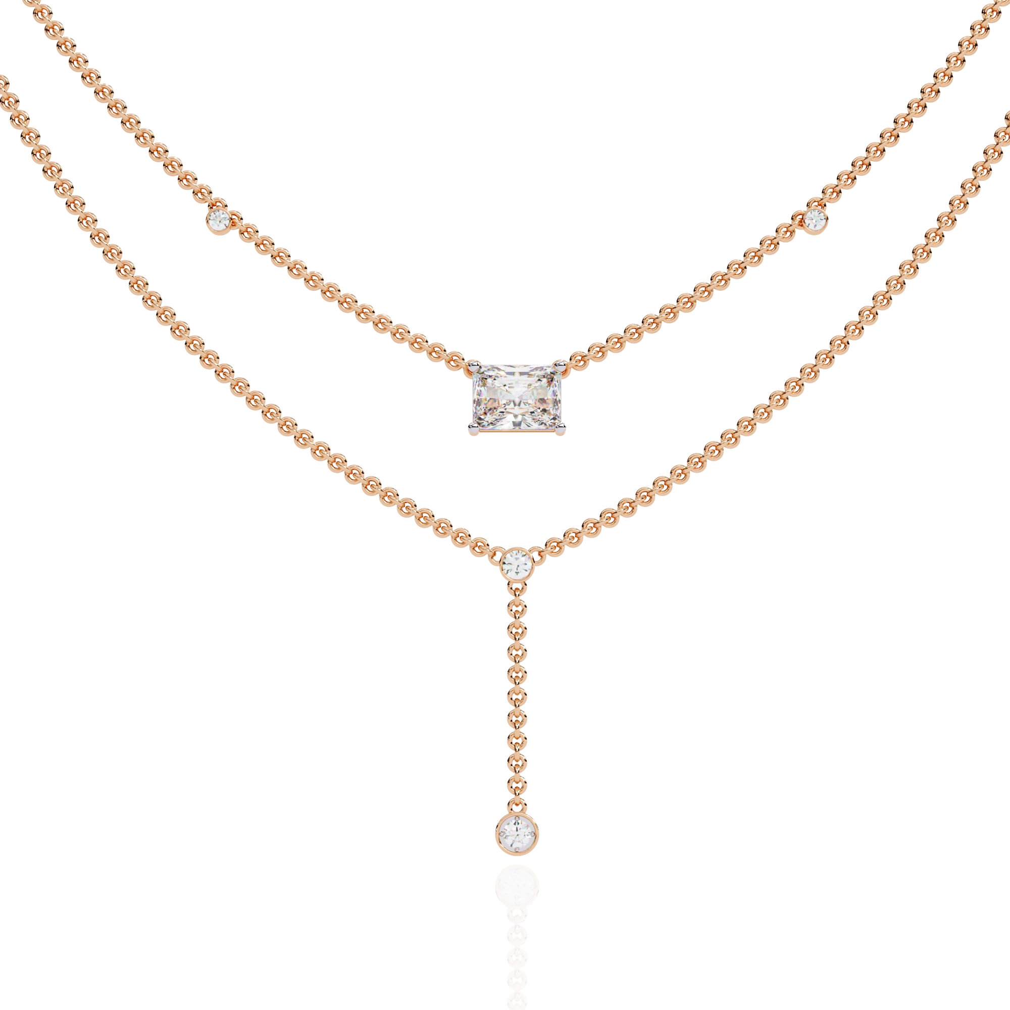 Layered Y Necklace