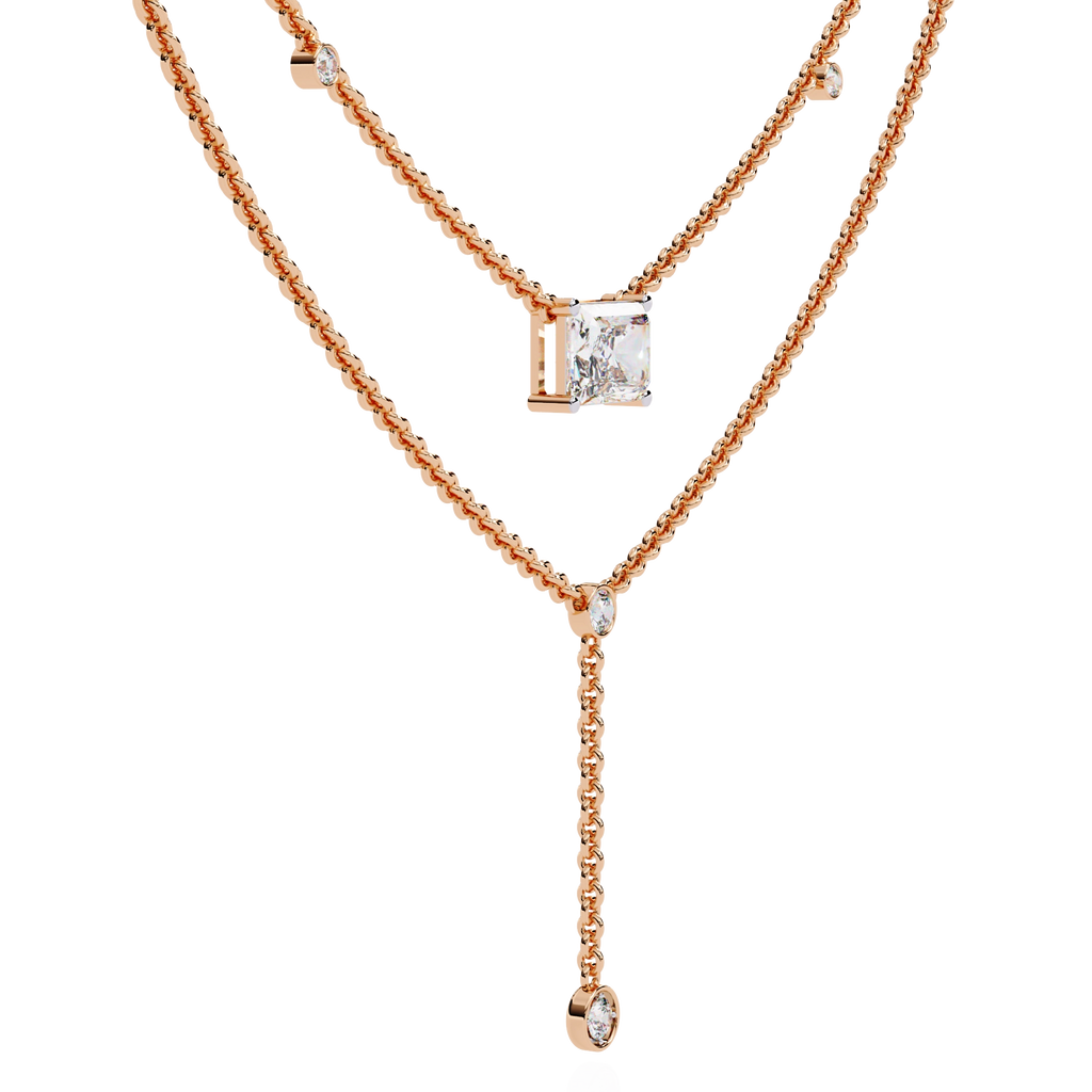 Layered Y Necklace