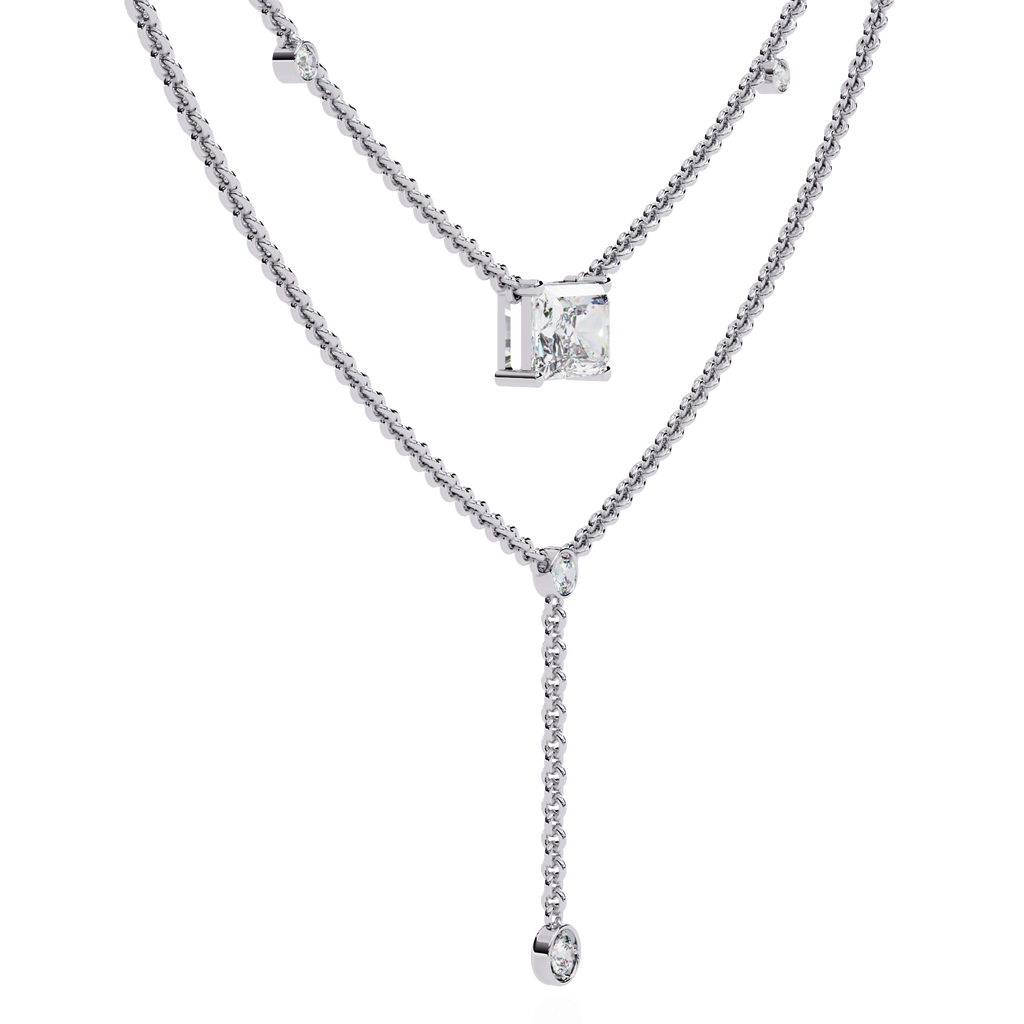 Layered Y Necklace
