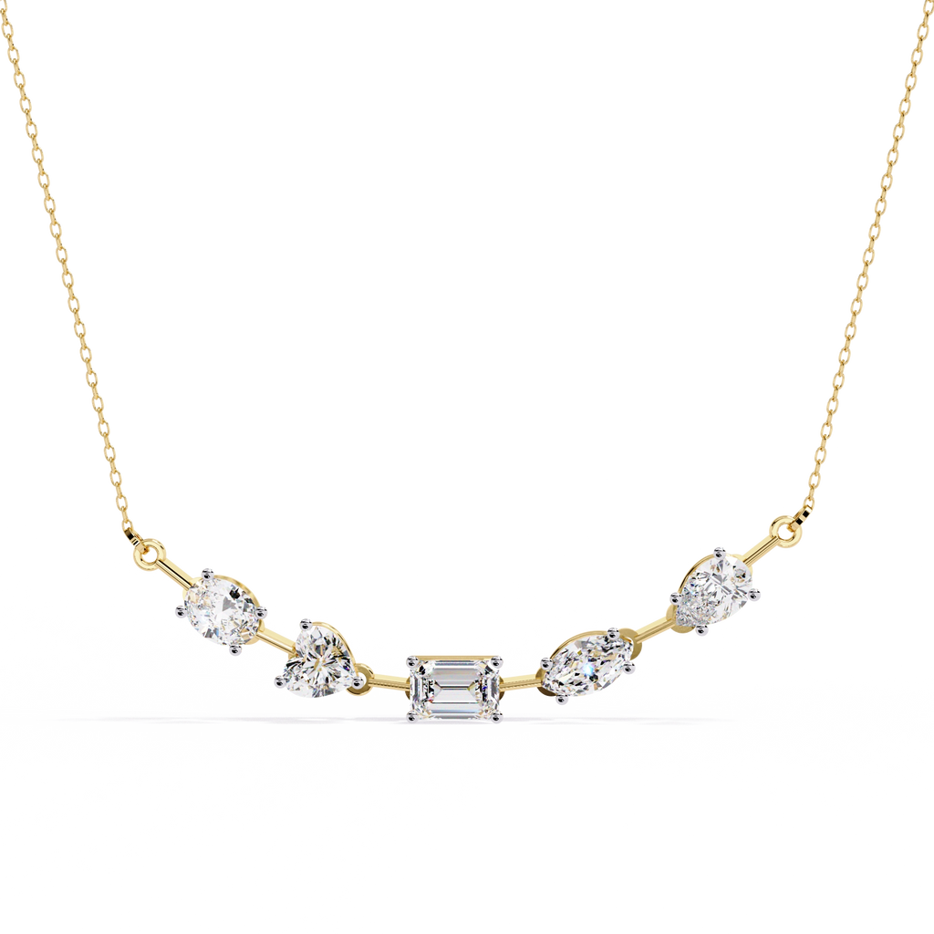 Diamond Station Necklace