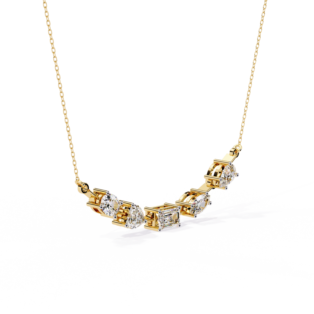 Diamond Station Necklace