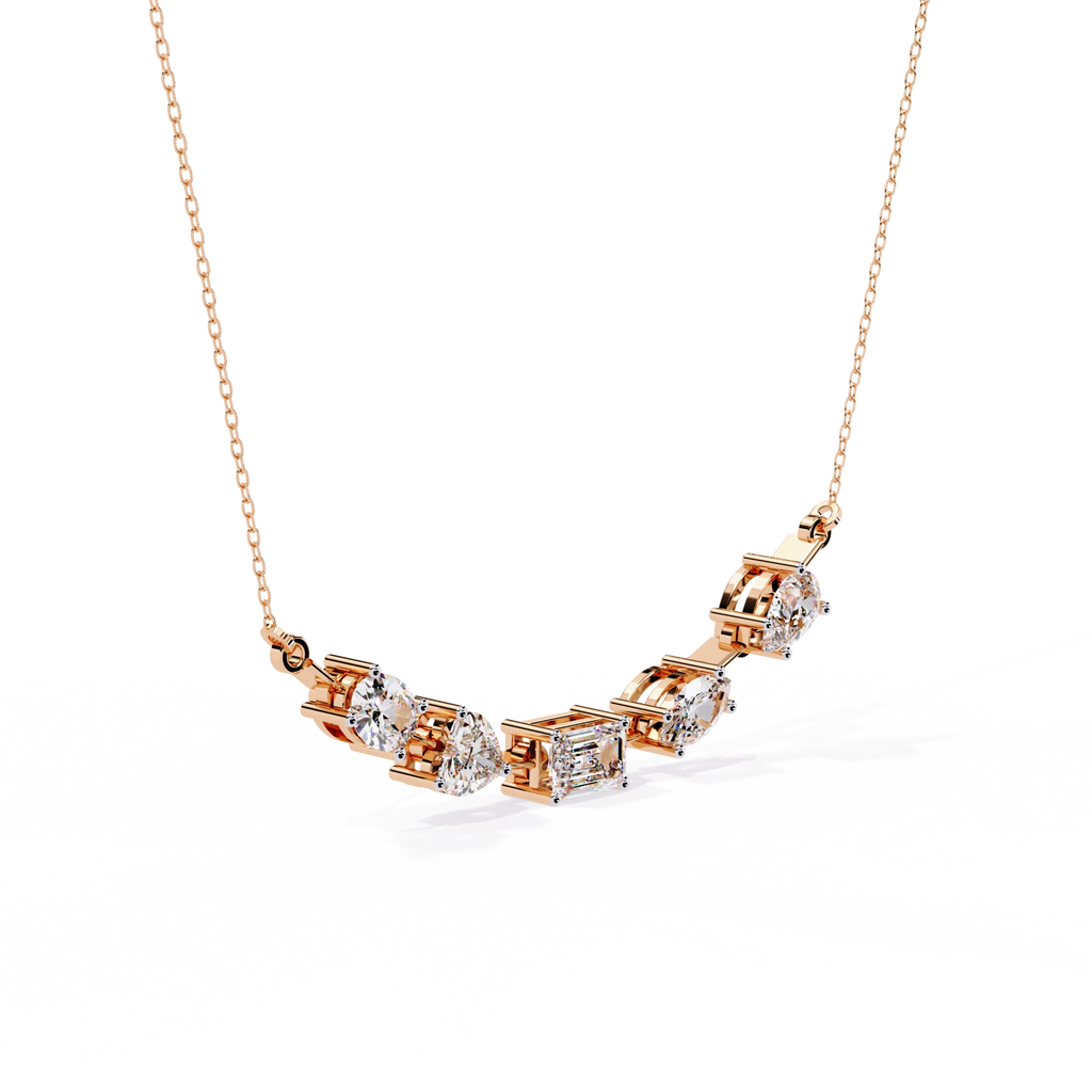 Diamond Station Necklace