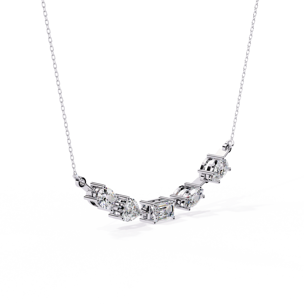 Diamond Station Necklace