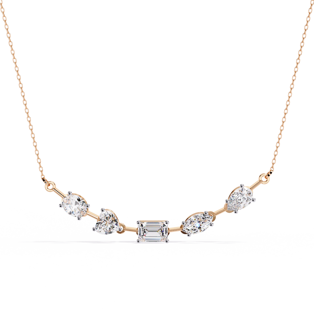 Diamond Station Necklace